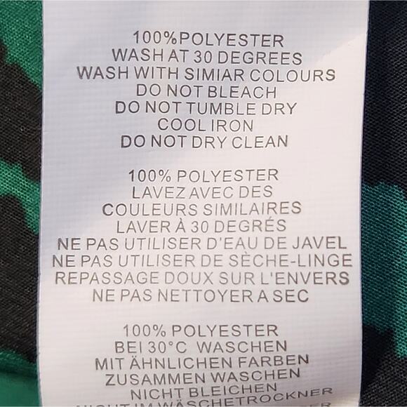 Nasty Gal zebra print dress green & black size 6 NWT - Picture 7 of 9